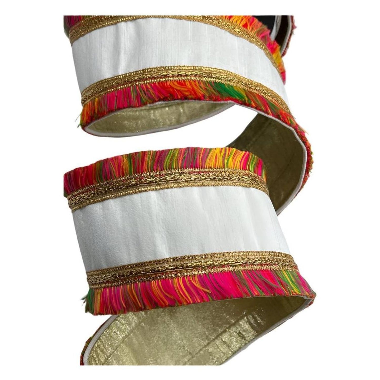 4" Multi Festival Fringe Ribbon: Multi (10 Yards)