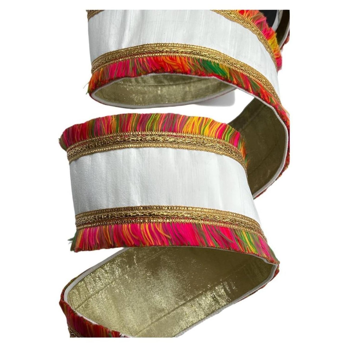 4" Multi Festival Fringe Ribbon: Multi (10 Yards)