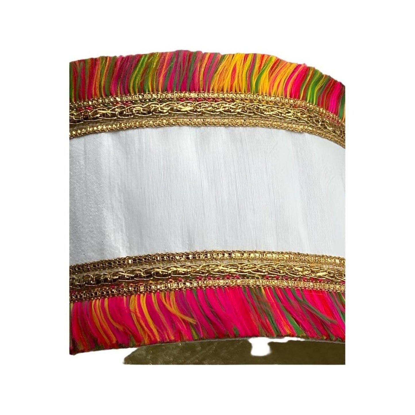 4" Multi Festival Fringe Ribbon: Multi (10 Yards)