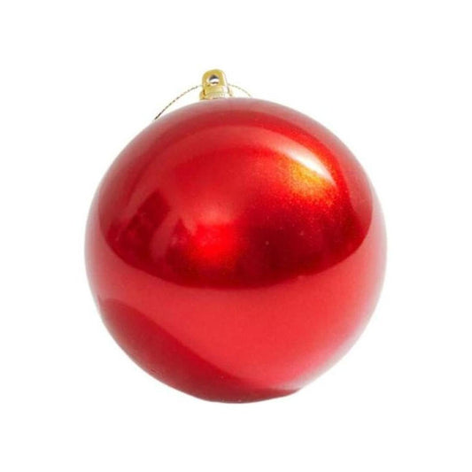 4" Red Candy Apple Ball Ornament