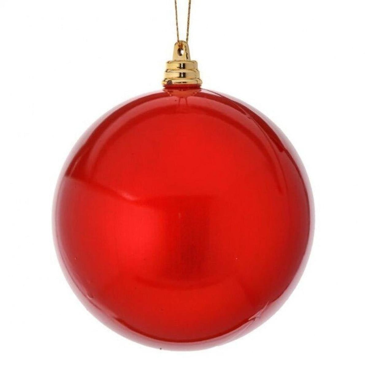 4" Red Candy Apple Ball Ornament