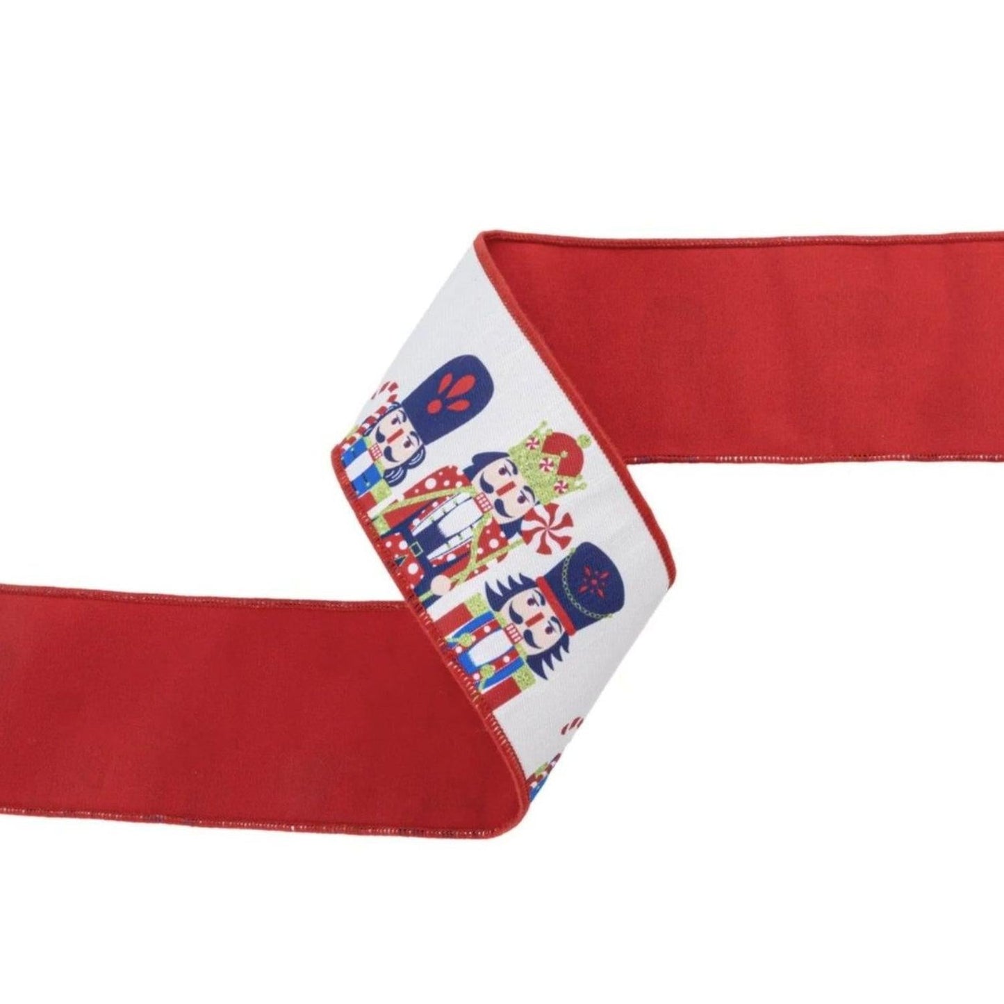 4" Reversible Dupioni Nutcracker Ribbon (10 Yards)
