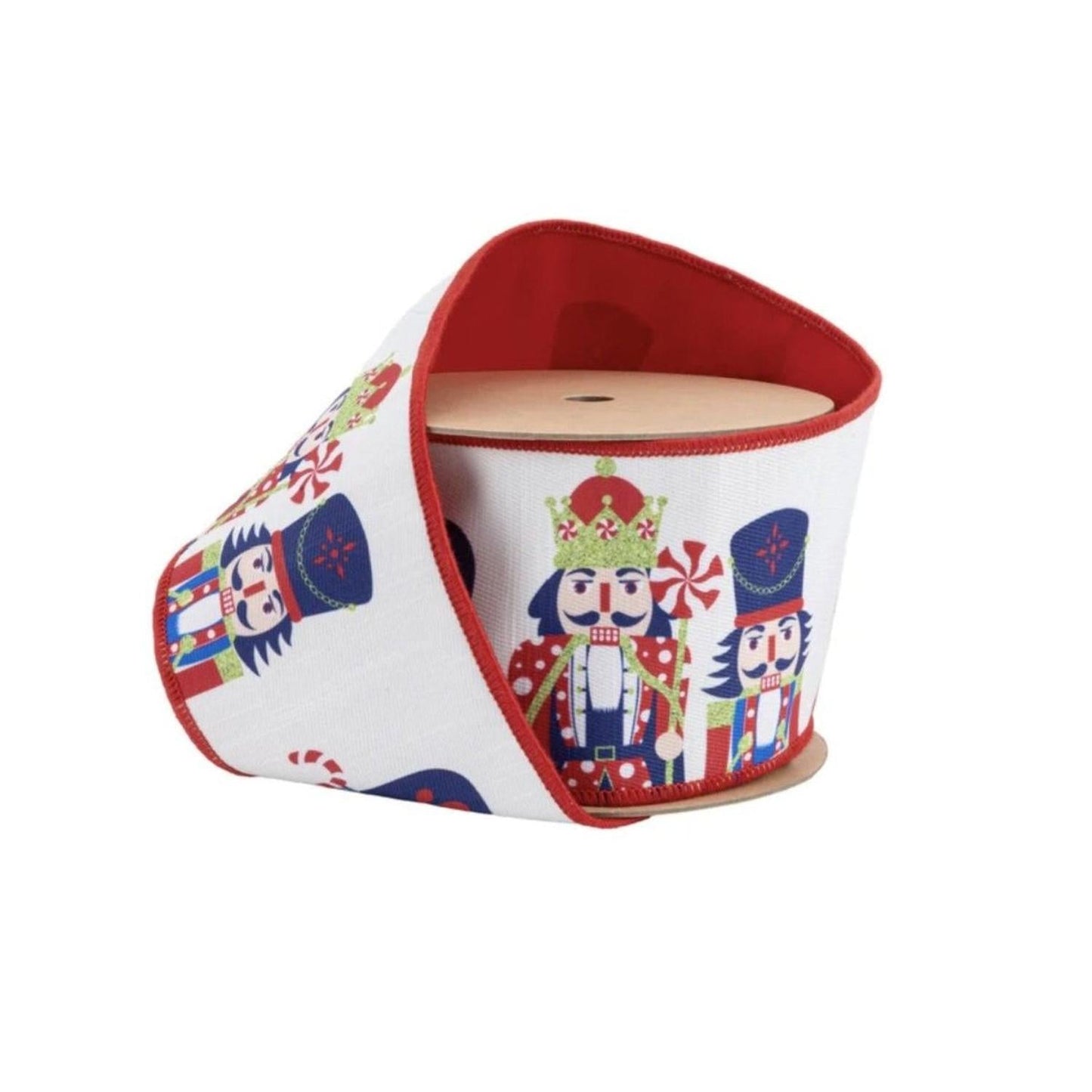 4" Reversible Dupioni Nutcracker Ribbon (10 Yards)