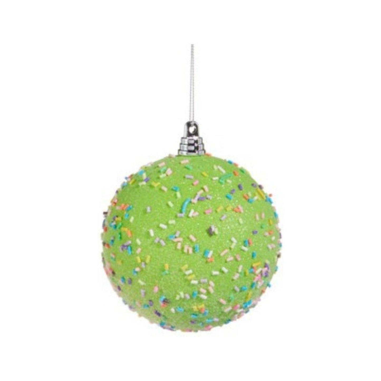 4" Sprinkled Ball Ornament