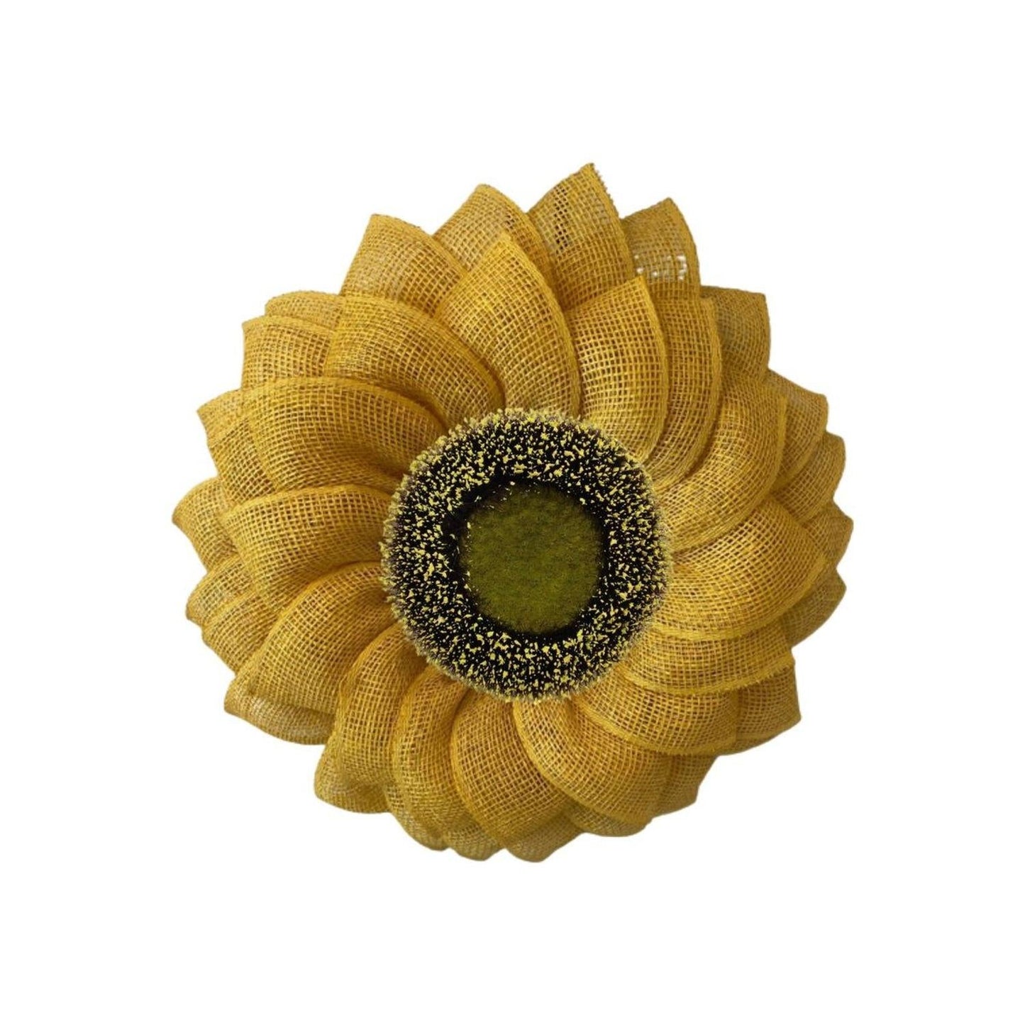 4.25" Sunflower Flower Center: Yellow/Black