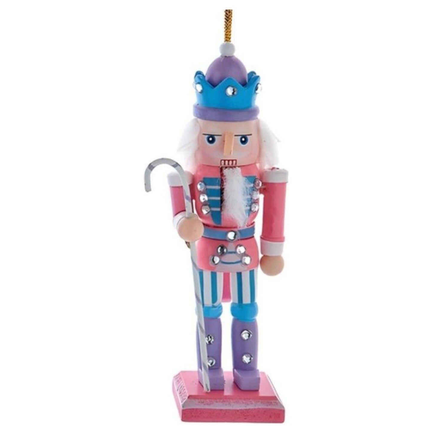 5" Wooden Pastel Nutcracker Ornaments