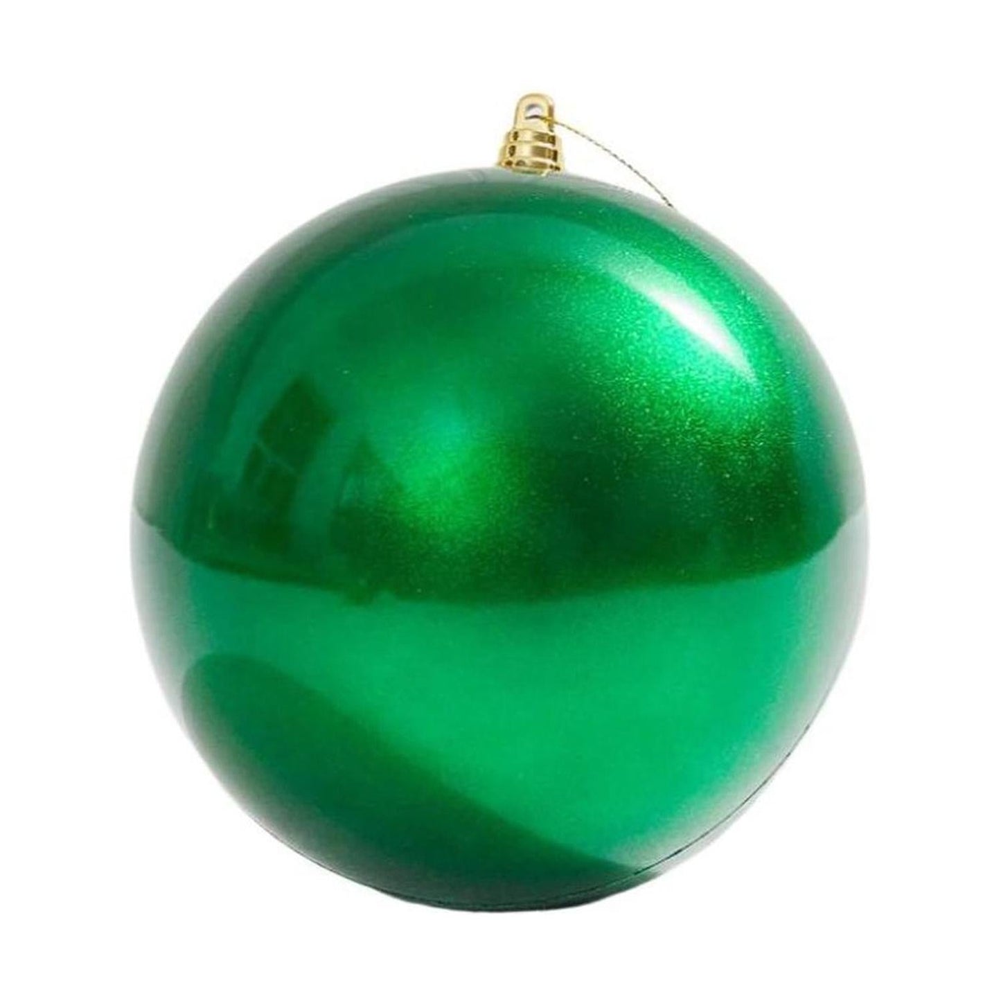 6" Green Candy Apple Ball Ornament