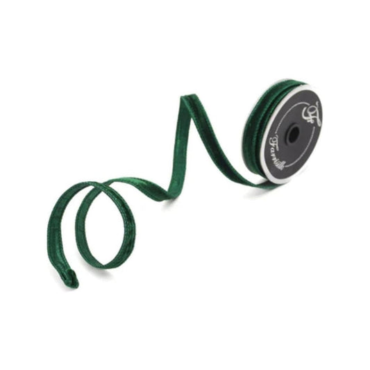 .75" Velvet Luster Ribbon: Emerald Green (10 Yards)