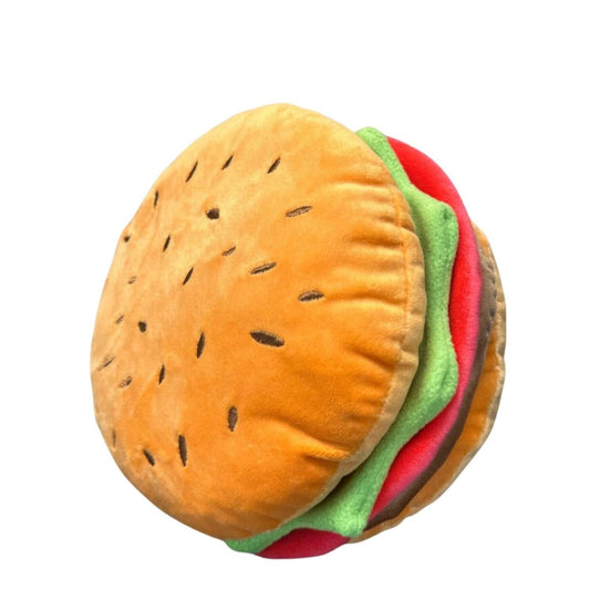 8" Plush Burger Accent