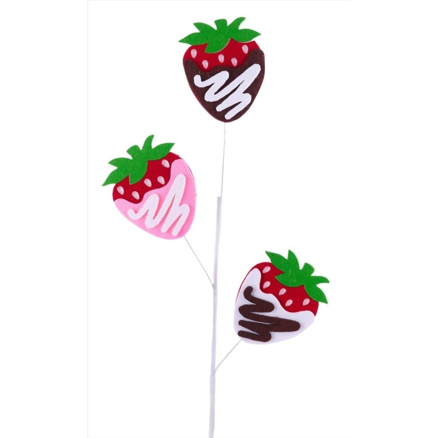 28" Chocolate Dipped Strawberries Spray