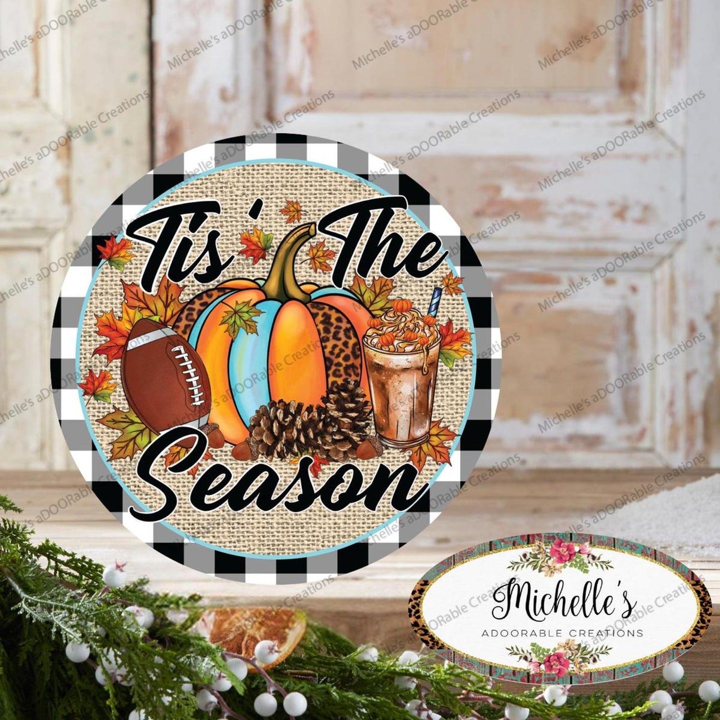 Fall Football Tis The Season Sign