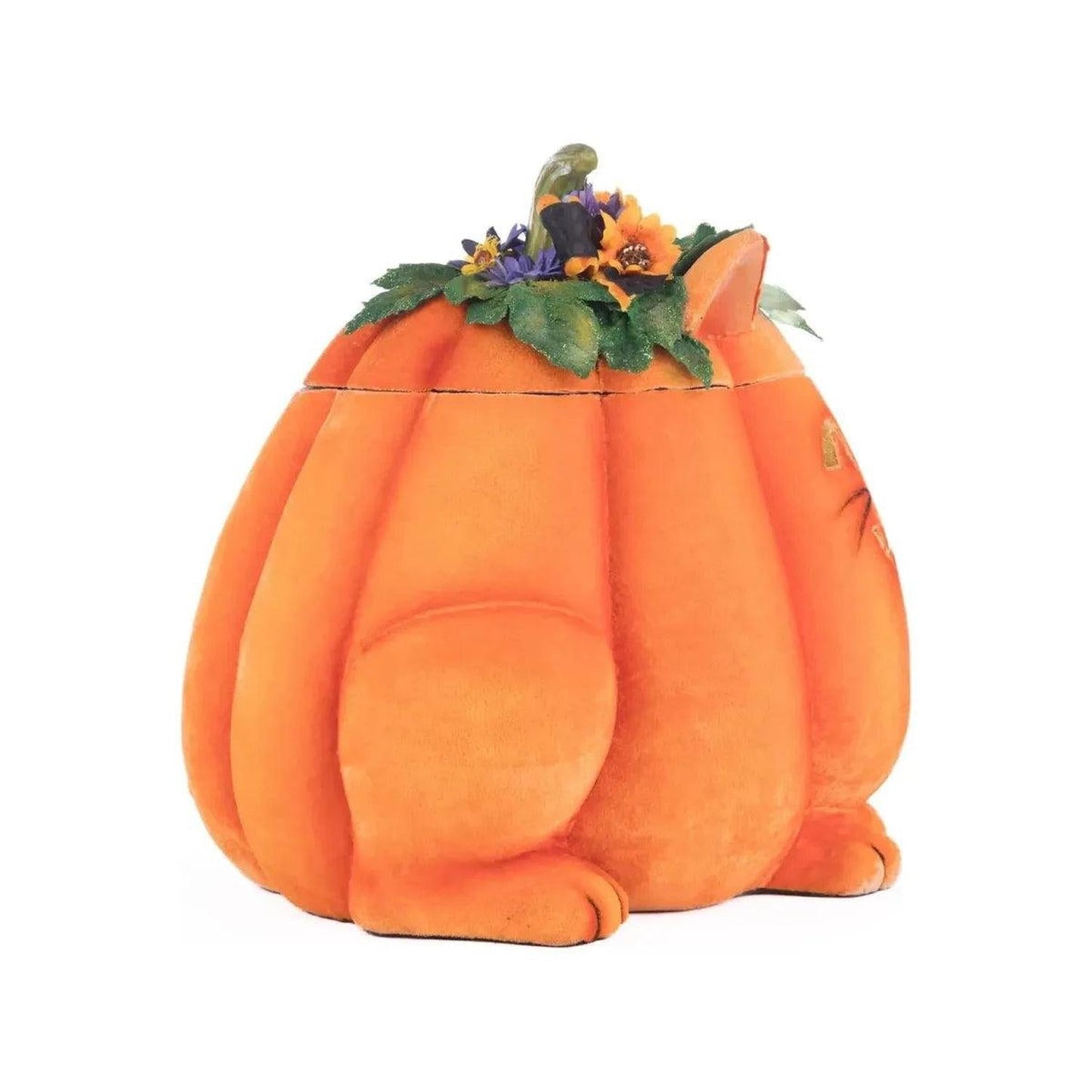 Jackie The Kitty Cat Pumpkin Candy Container