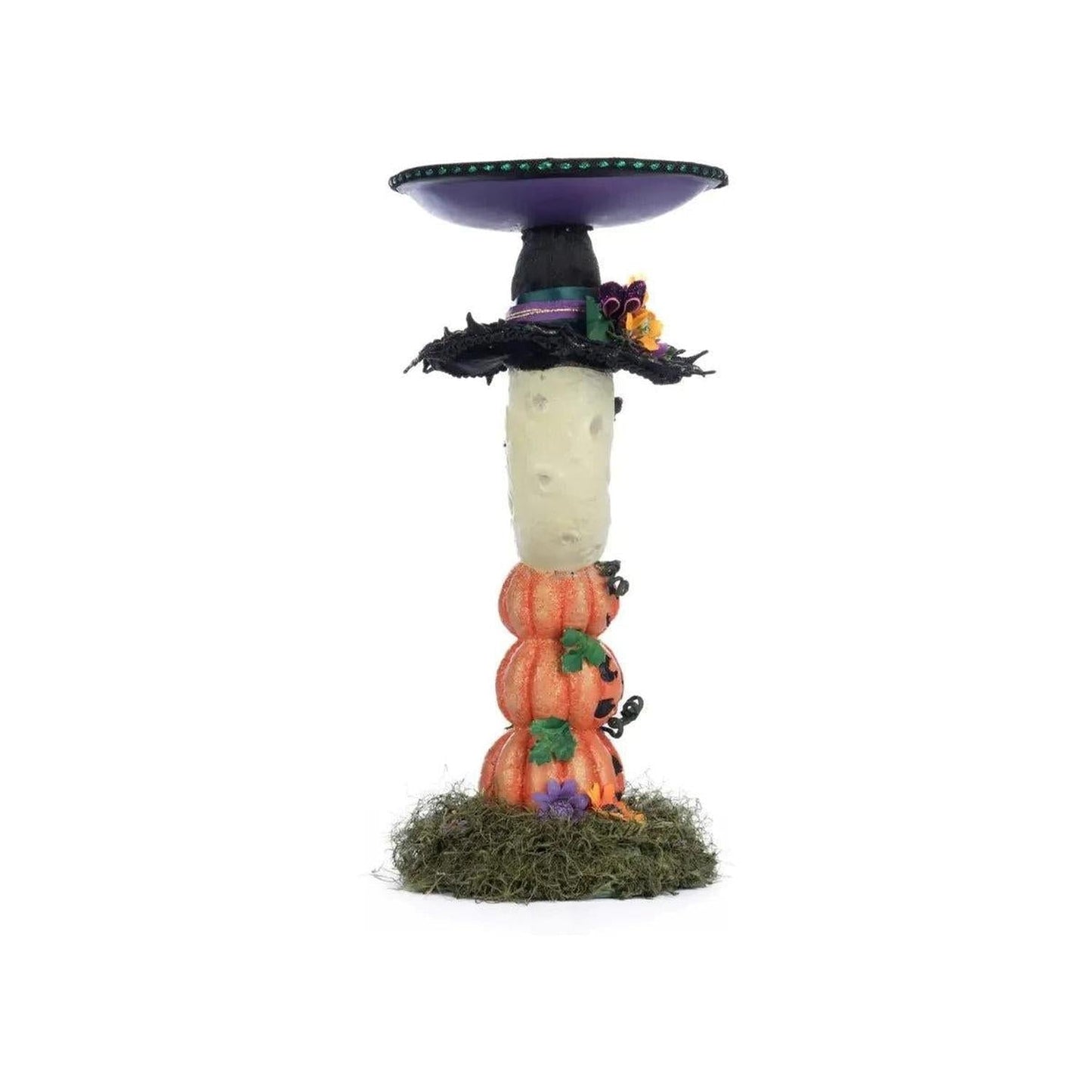 Jacks and Cats Moon Pillar Candle Holder