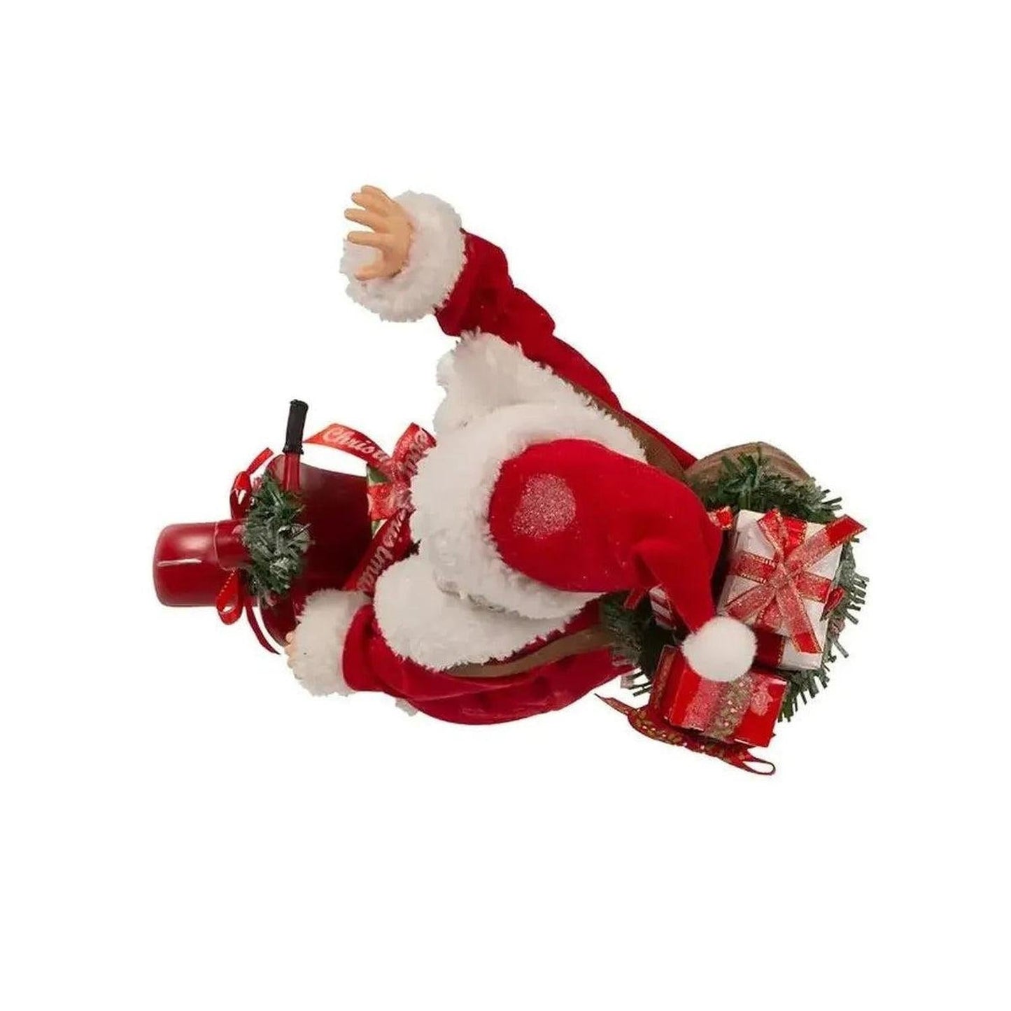 Kurt Adler 10" Fabriché™ Santa On Scooter