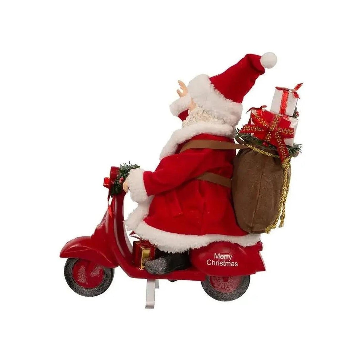 Kurt Adler 10" Fabriché™ Santa On Scooter