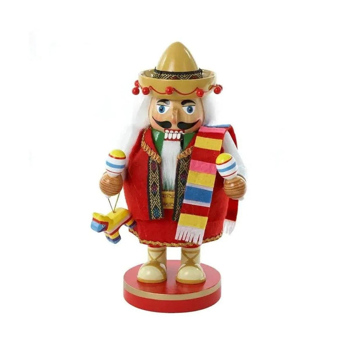 Kurt Adler 10.25" Chubby Mexican Nutcracker