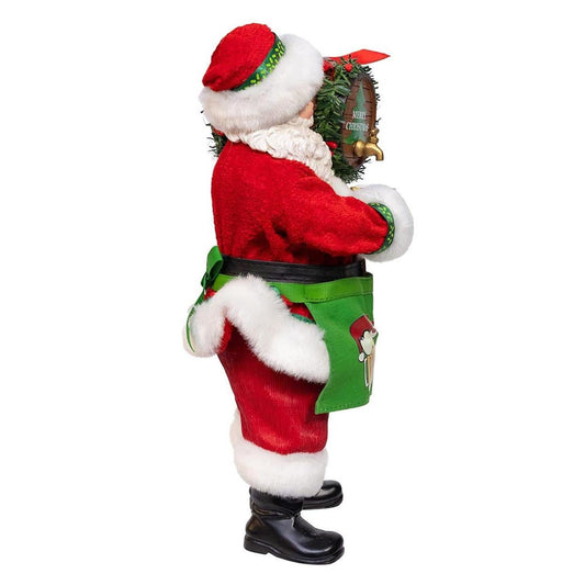 Kurt Adler 10.5-Inch Fabriché Beer Santa with Barrel