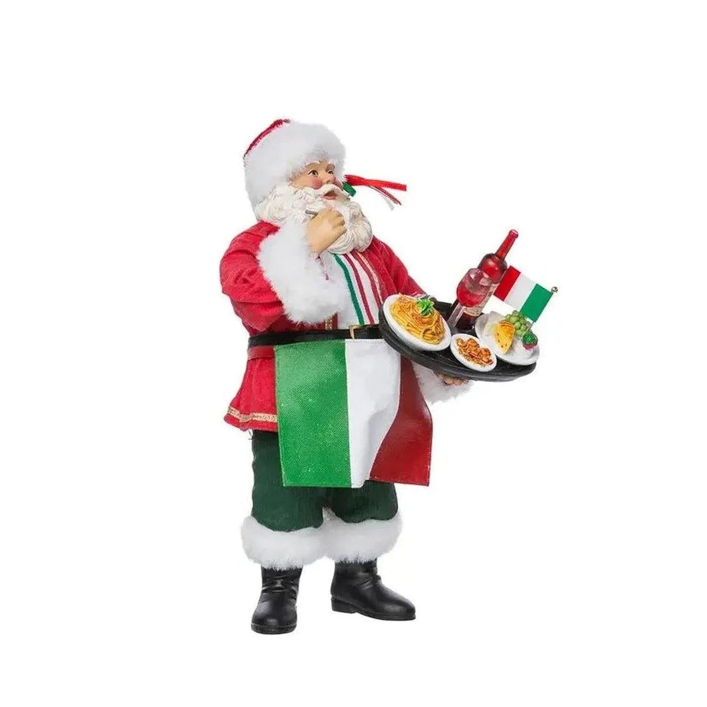 Kurt Adler 10.5-Inch Musical Italian Santa