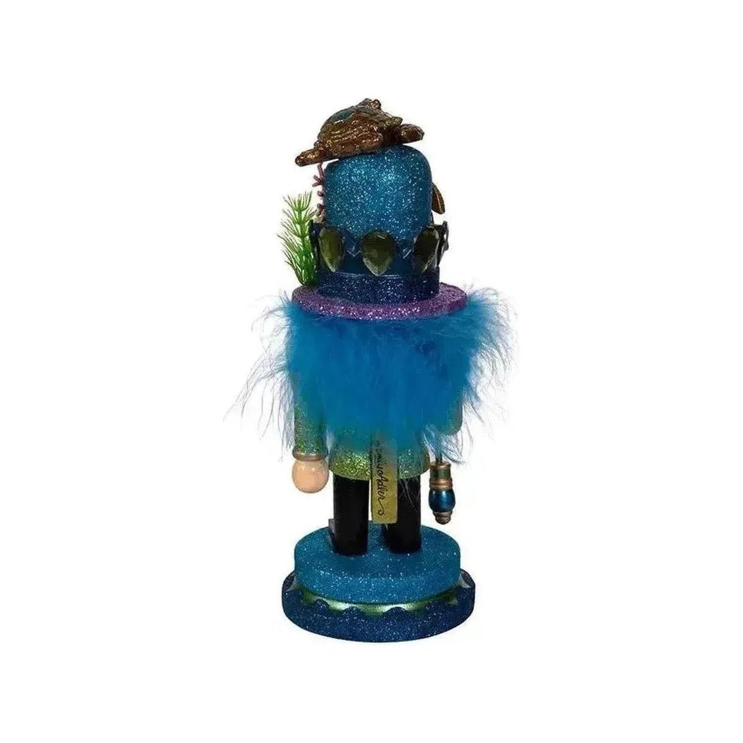 Kurt Adler 11" Hollywood Nutcrackers™ Sea Turtle Hat Nutcracker