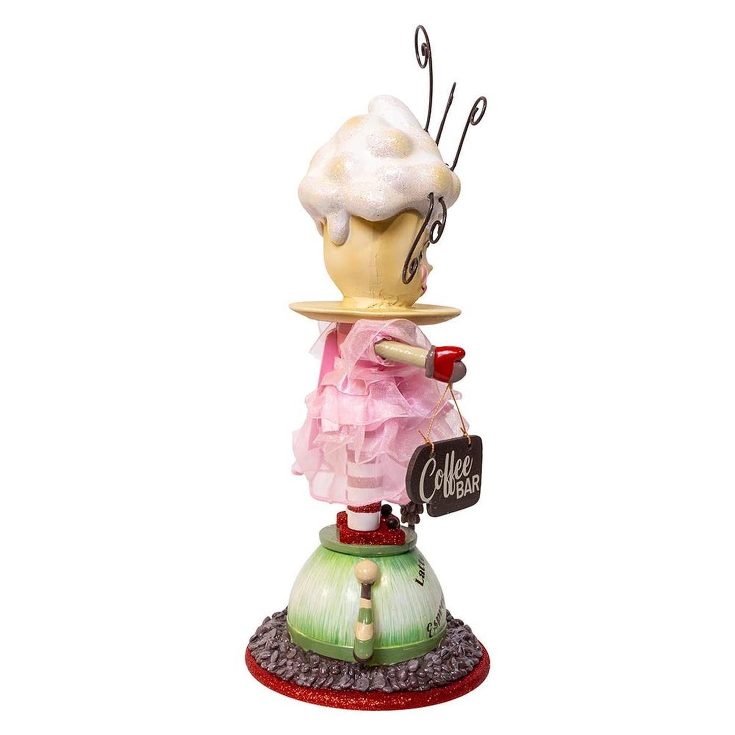 Kurt Adler 12-Inch Hollywood Nutcrackers Coffee Girl Nutcracker