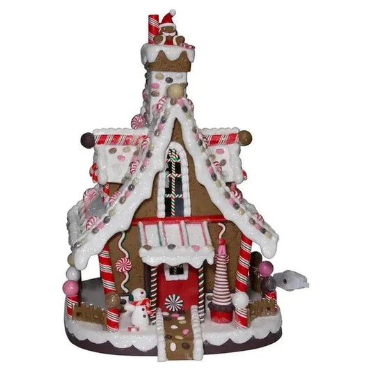 Kurt Adler 12" Lighted Christmas Gingerbread House