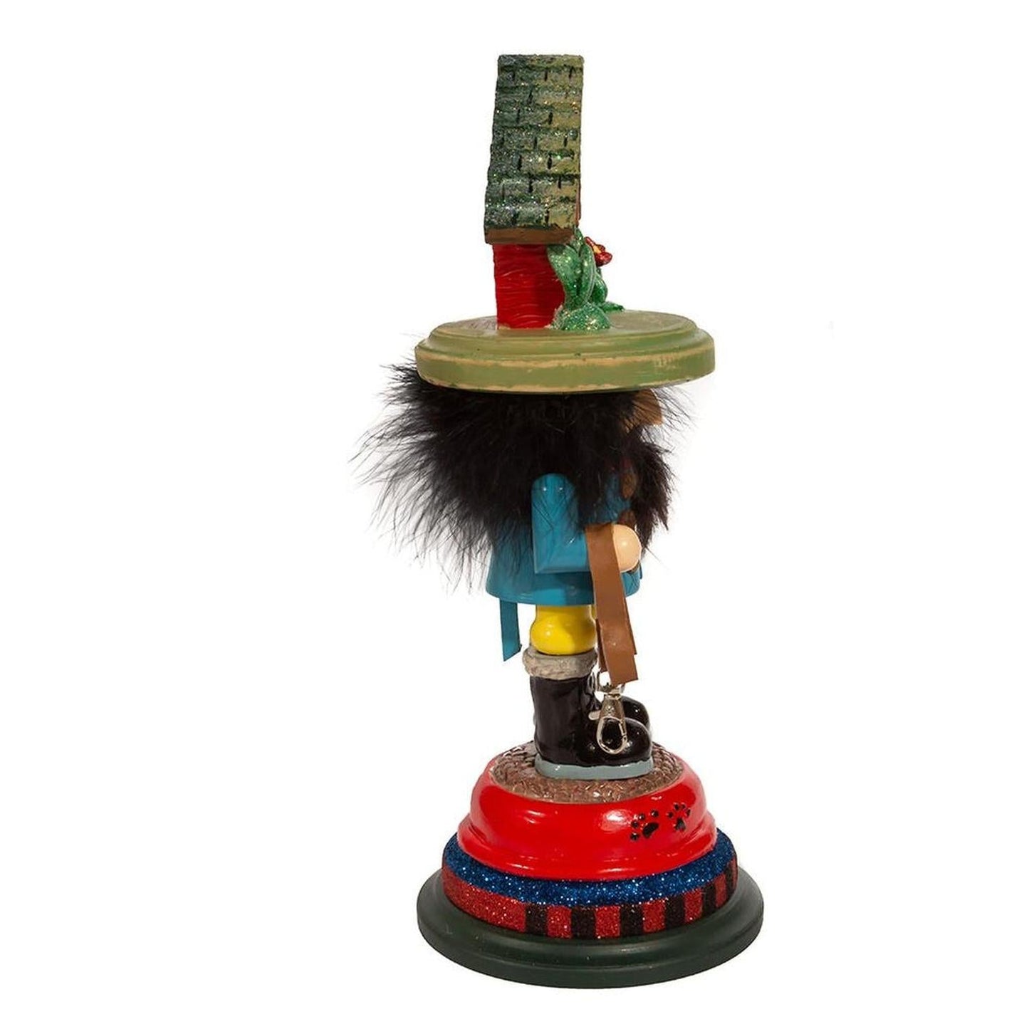 Kurt Adler 14-Inch Hollywood Dog House Hat Nutcracker