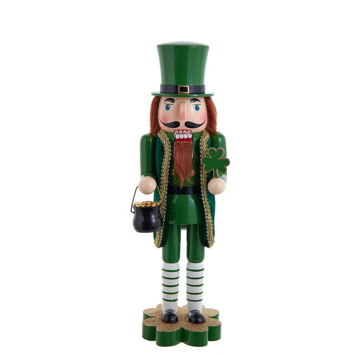 Kurt Adler 14-Inch Leprechaun Soldier Nutcracker