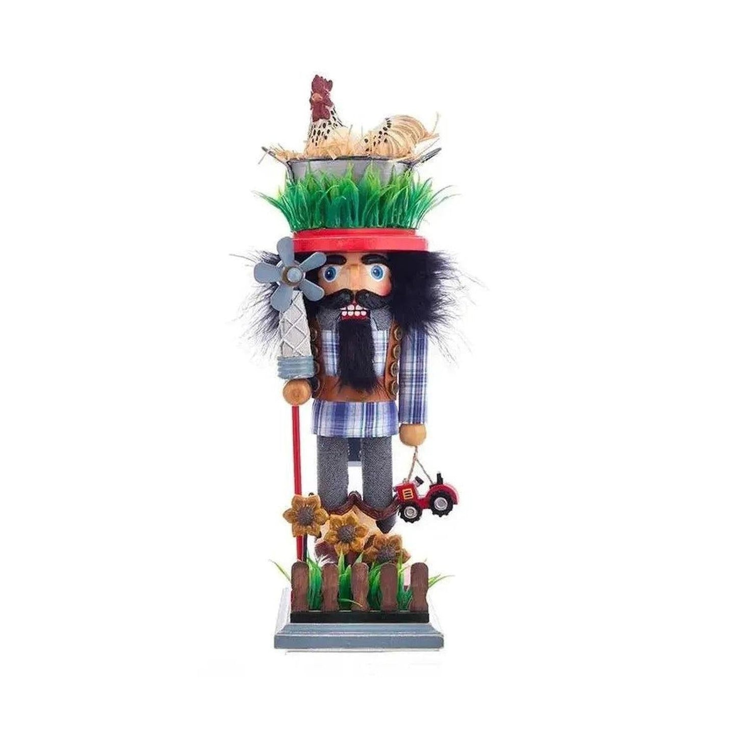 Kurt Adler 15" Hollywood Nutcrackers™ Farmer Nutcracker