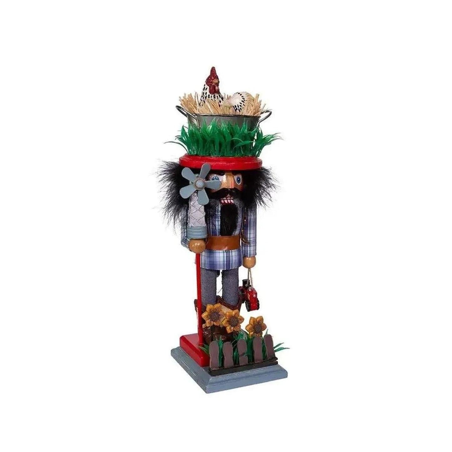 Kurt Adler 15" Hollywood Nutcrackers™ Farmer Nutcracker
