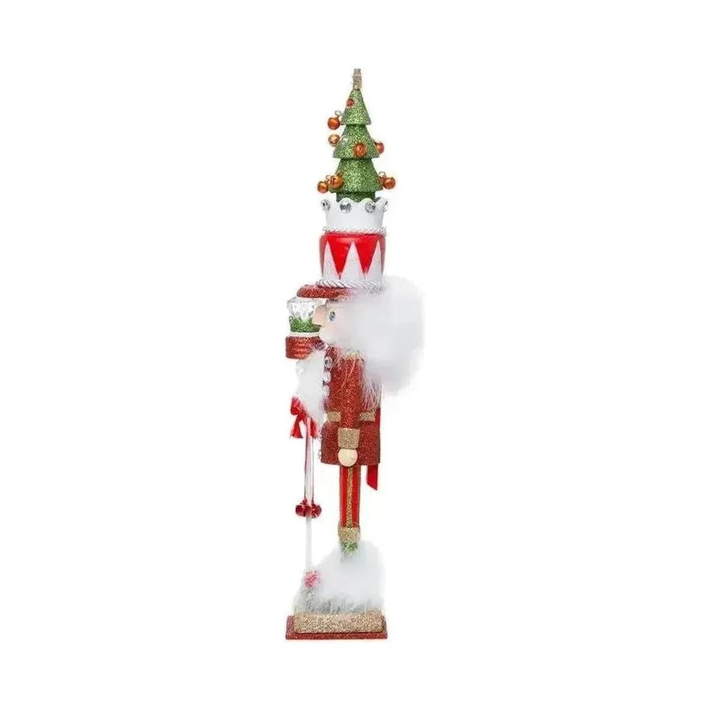 Kurt Adler 15" Hollywood Nutcrackers™ Red and Green Tree Hat Nutcracker