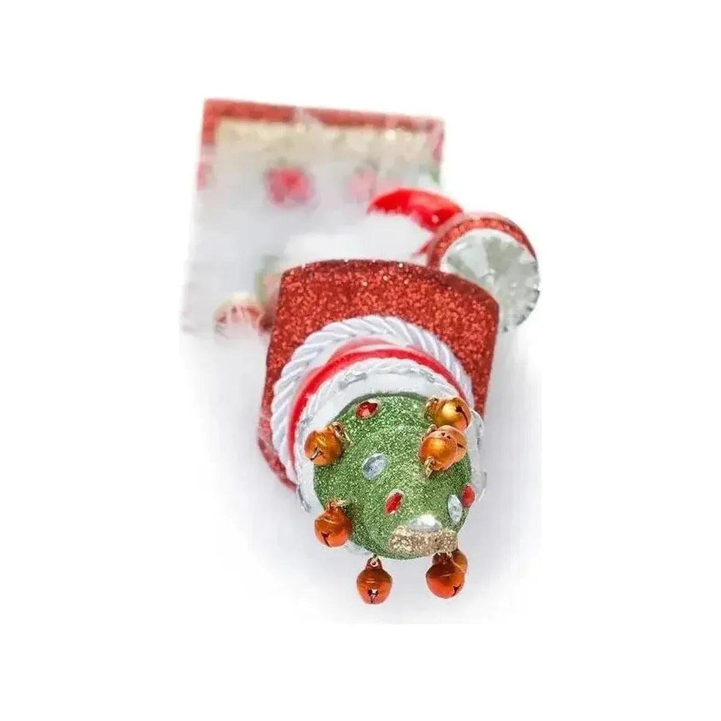 Kurt Adler 15" Hollywood Nutcrackers™ Red and Green Tree Hat Nutcracker