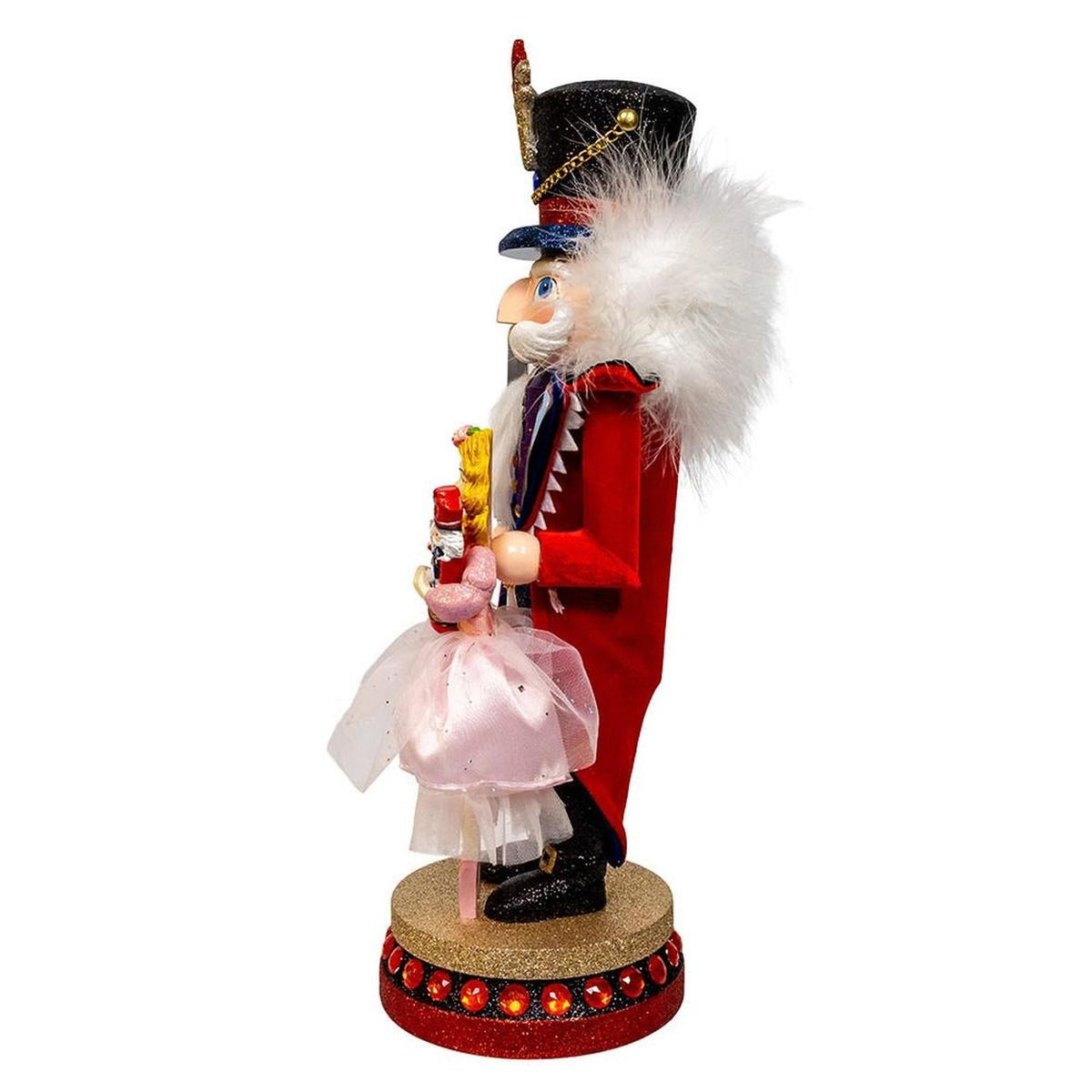 Kurt Adler 15-Inch Hollywood Nutcrackers Prince with Clara Nutcracker