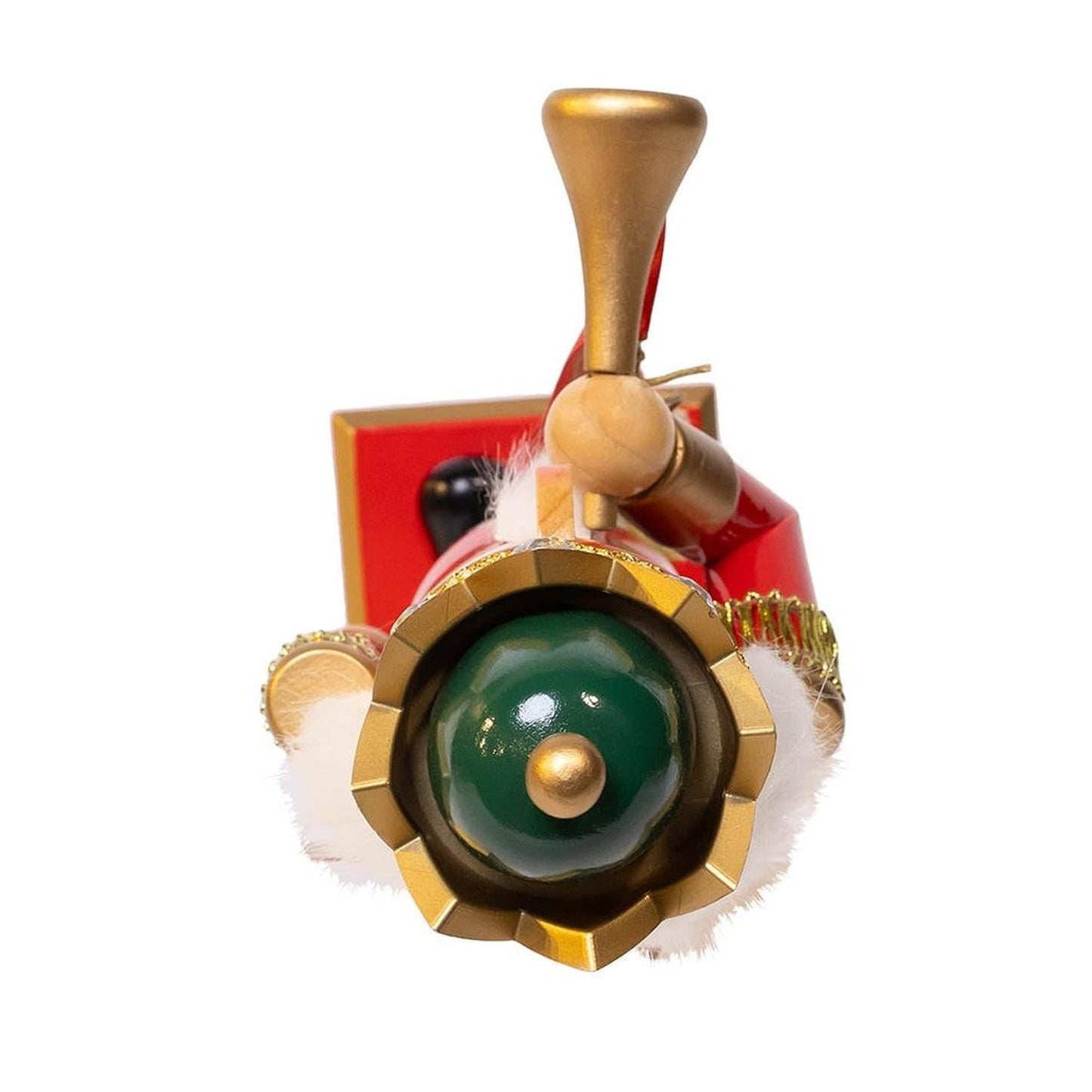 Kurt Adler 15-Inch Red and Green With Horn Nutcracker