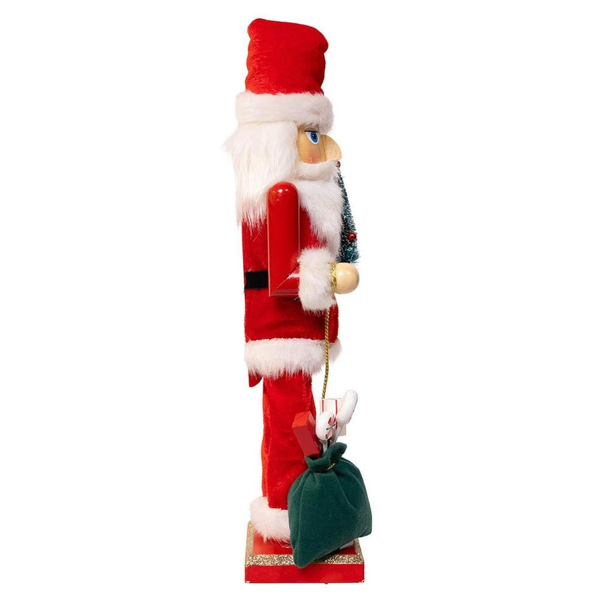 Kurt Adler 15-Inch Santa With Gifts and Tree Nutcracker