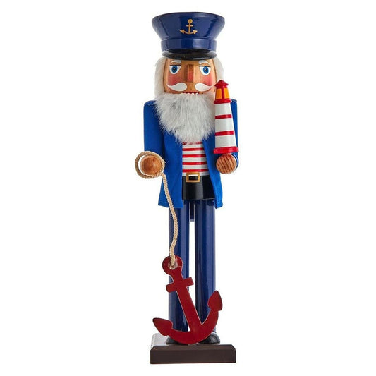 Kurt Adler 15" Sailor Nutcracker with Anchor