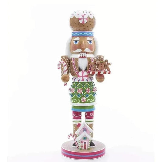 Kurt Adler 16-Inch Wooden Gingerbread Nutcracker
