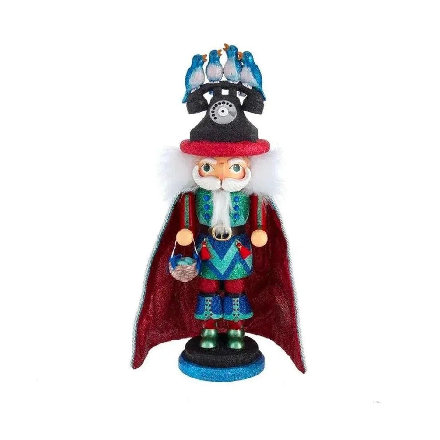 Kurt Adler 17.5" Hollywood Nutcrackers™ Four Calling Birds
