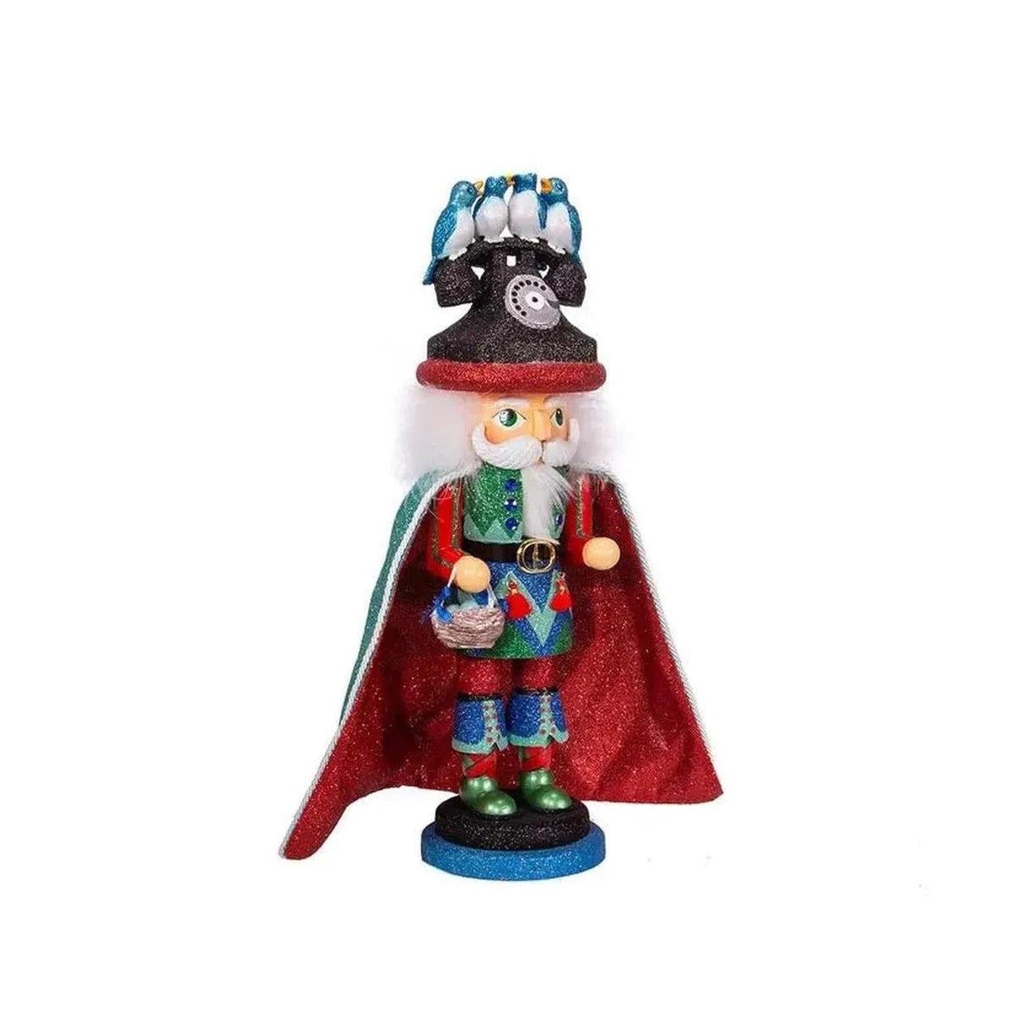 Kurt Adler 17.5" Hollywood Nutcrackers™ Four Calling Birds