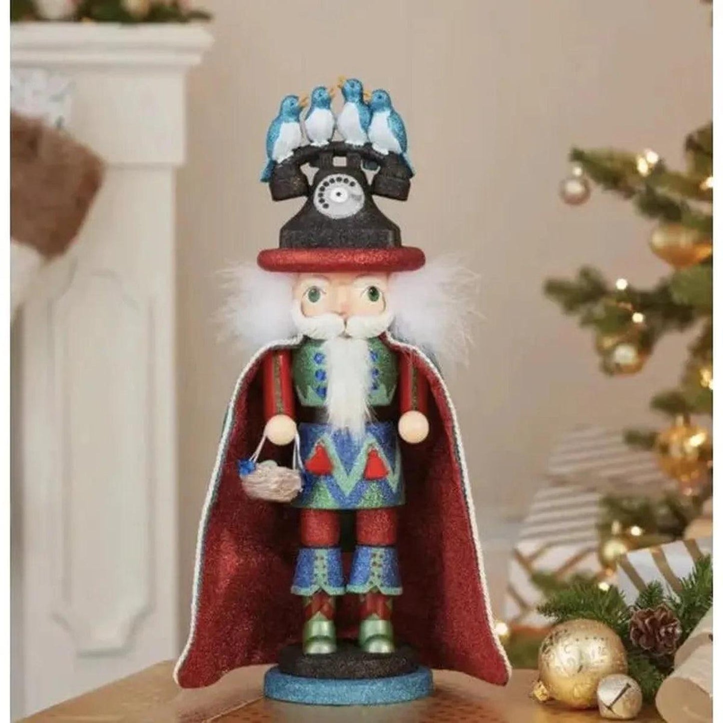 Kurt Adler 17.5" Hollywood Nutcrackers™ Four Calling Birds