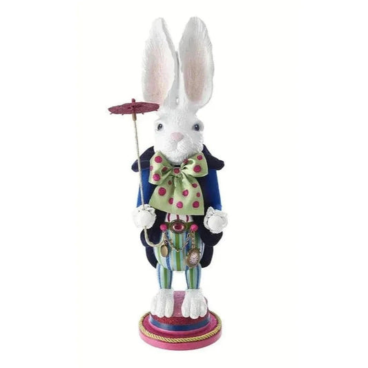 Kurt Adler 18" Hollywood Nutcrackers™ White Rabbit Nutcracker