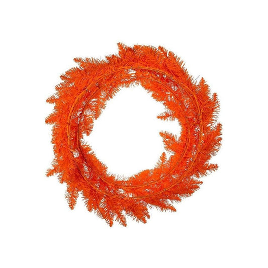 Kurt Adler 24" Unlit Orange Wreath