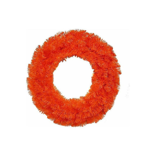 Kurt Adler 24" Unlit Orange Wreath