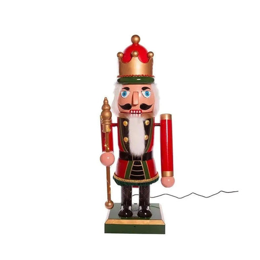 Kurt Adler 43" LED Lighted Musical Collapsible Nutcracker