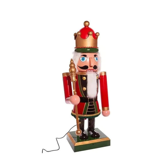 Kurt Adler 43" LED Lighted Musical Collapsible Nutcracker