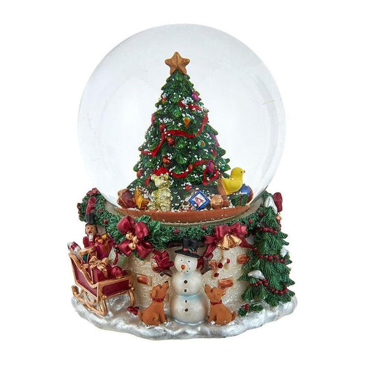 Kurt Adler 6-Inch Christmas Tree Revolving Music Box