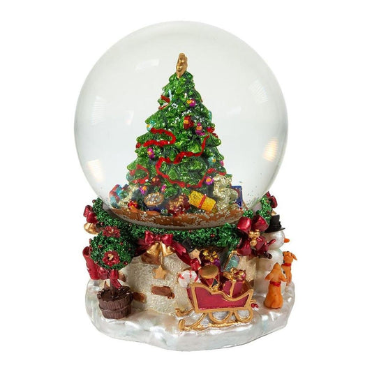 Kurt Adler 6-Inch Christmas Tree Revolving Music Box
