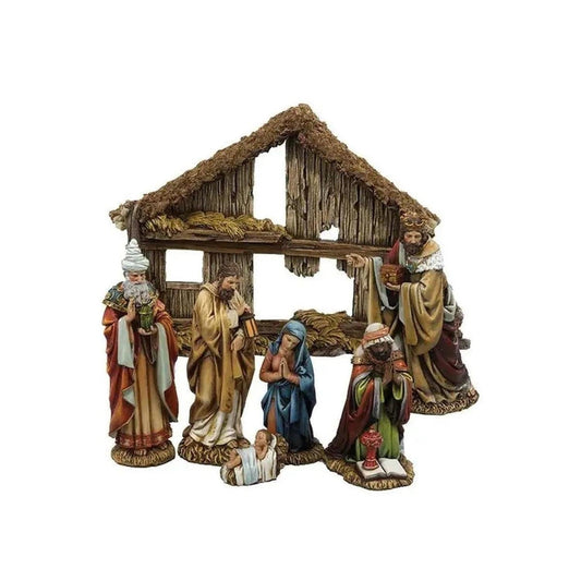 Kurt Adler 6-Inch Resin Nativity (Set of 7)