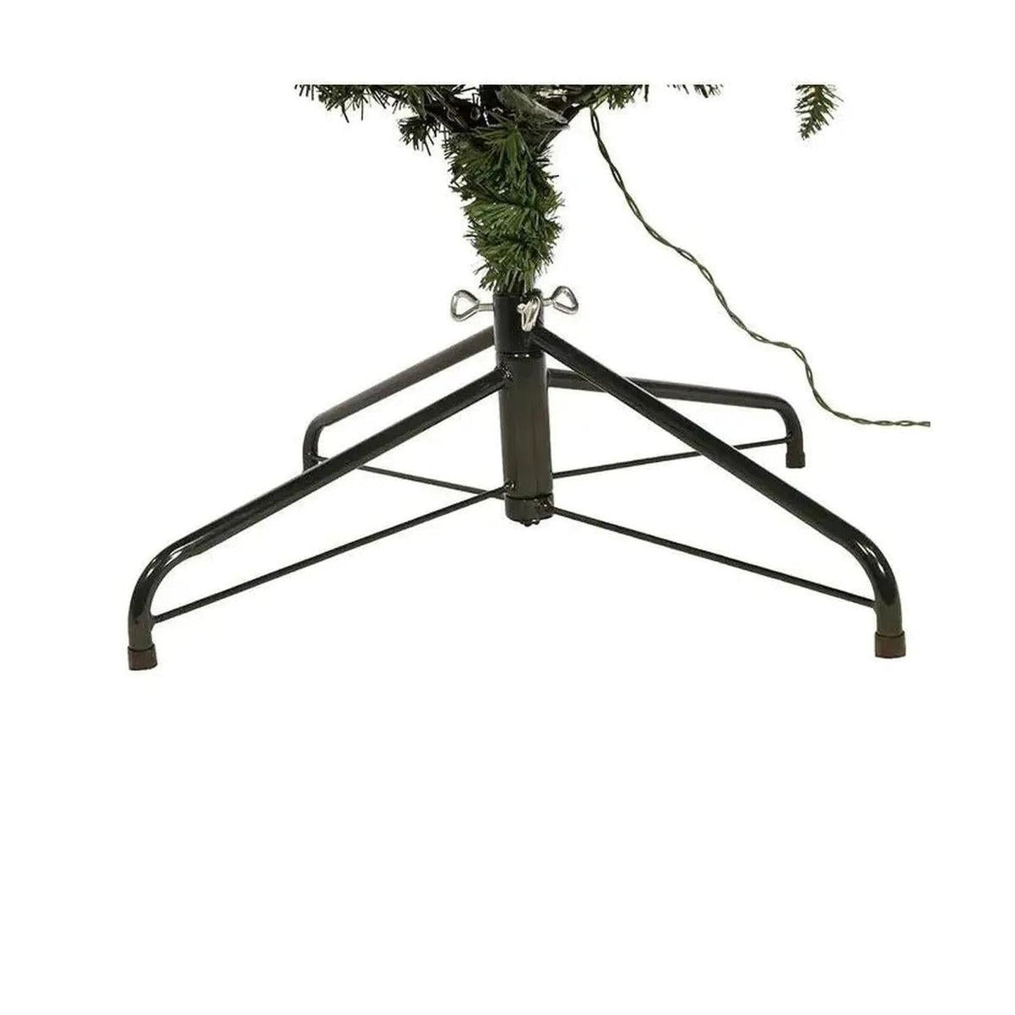 Kurt Adler 7-Foot Pre-Lit Pine Tree with Clear Lights