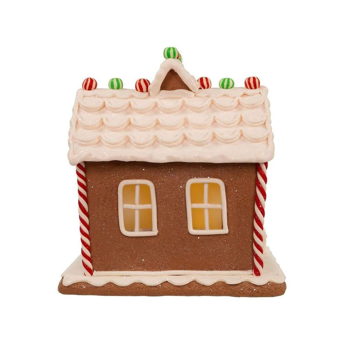 Kurt Adler 9" Light Up Two Floor Gingerbread House