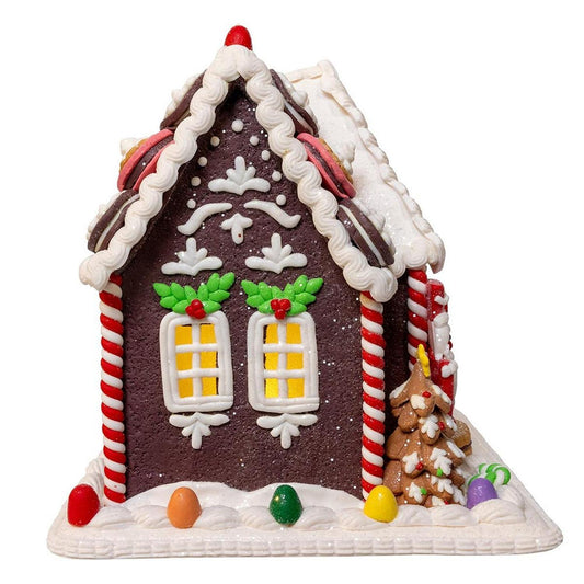 Kurt Adler 9.5-Inch LED Gingerbread Cookie House